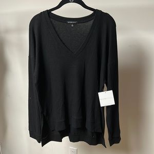 Beyond yoga long weekend lounge pullover black